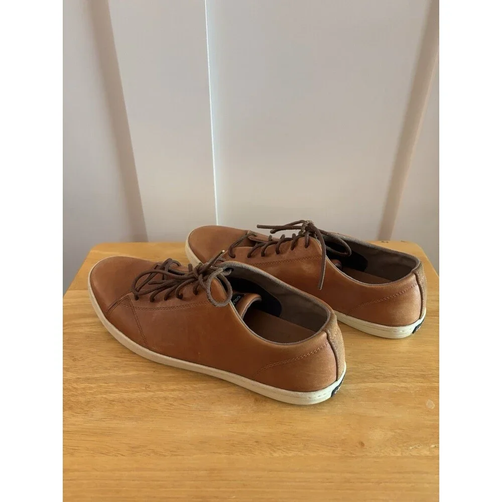 Cole Haan Men’s GrandPro Leather Sneakers Brown Casual Shoes Size 10M Lace Up